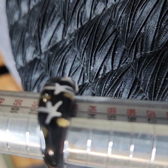 💕 5/$25 Size 6 Vintage Lucite black gold and white. - Picture 7 of 13